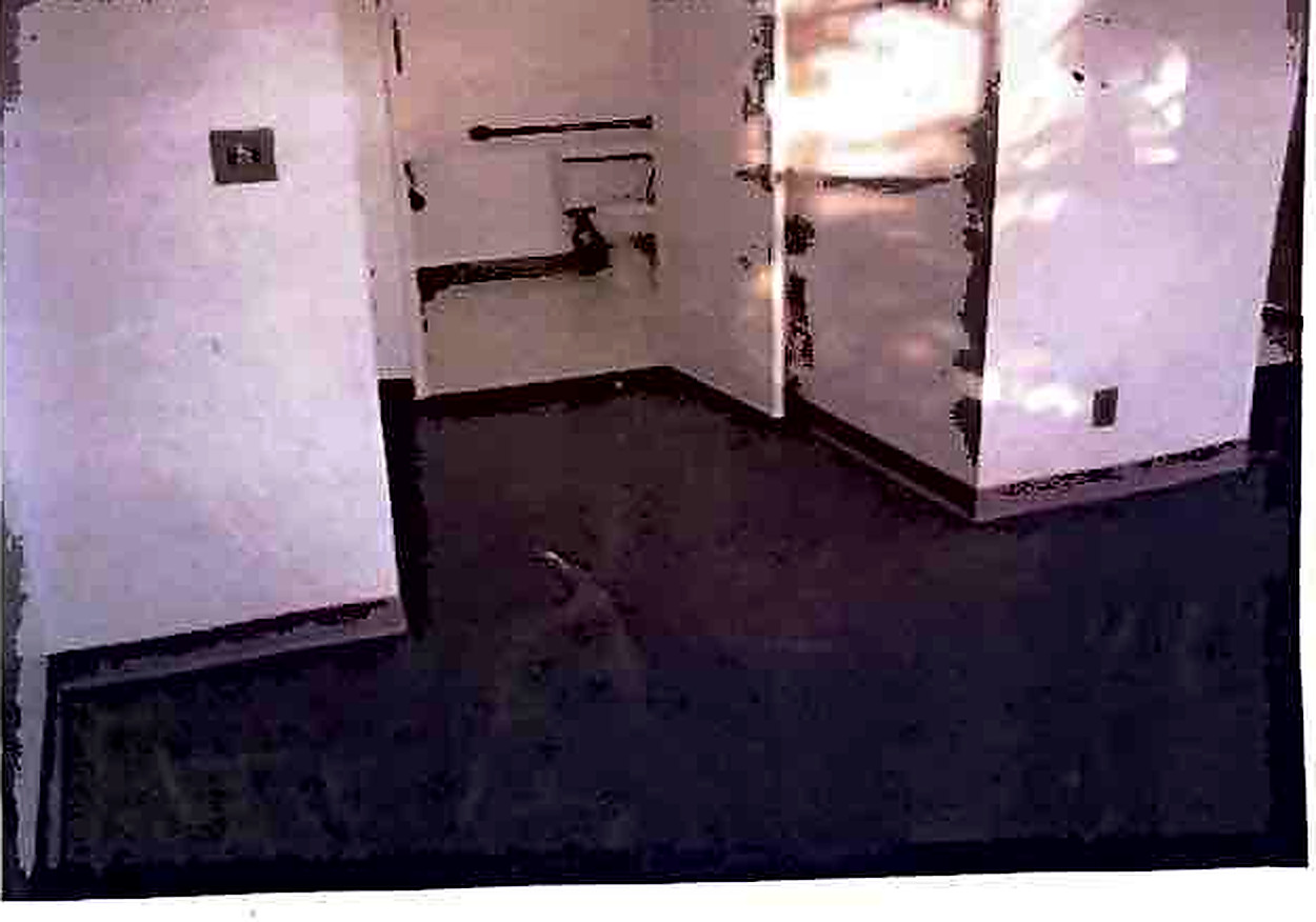 Interior flooring and doorway